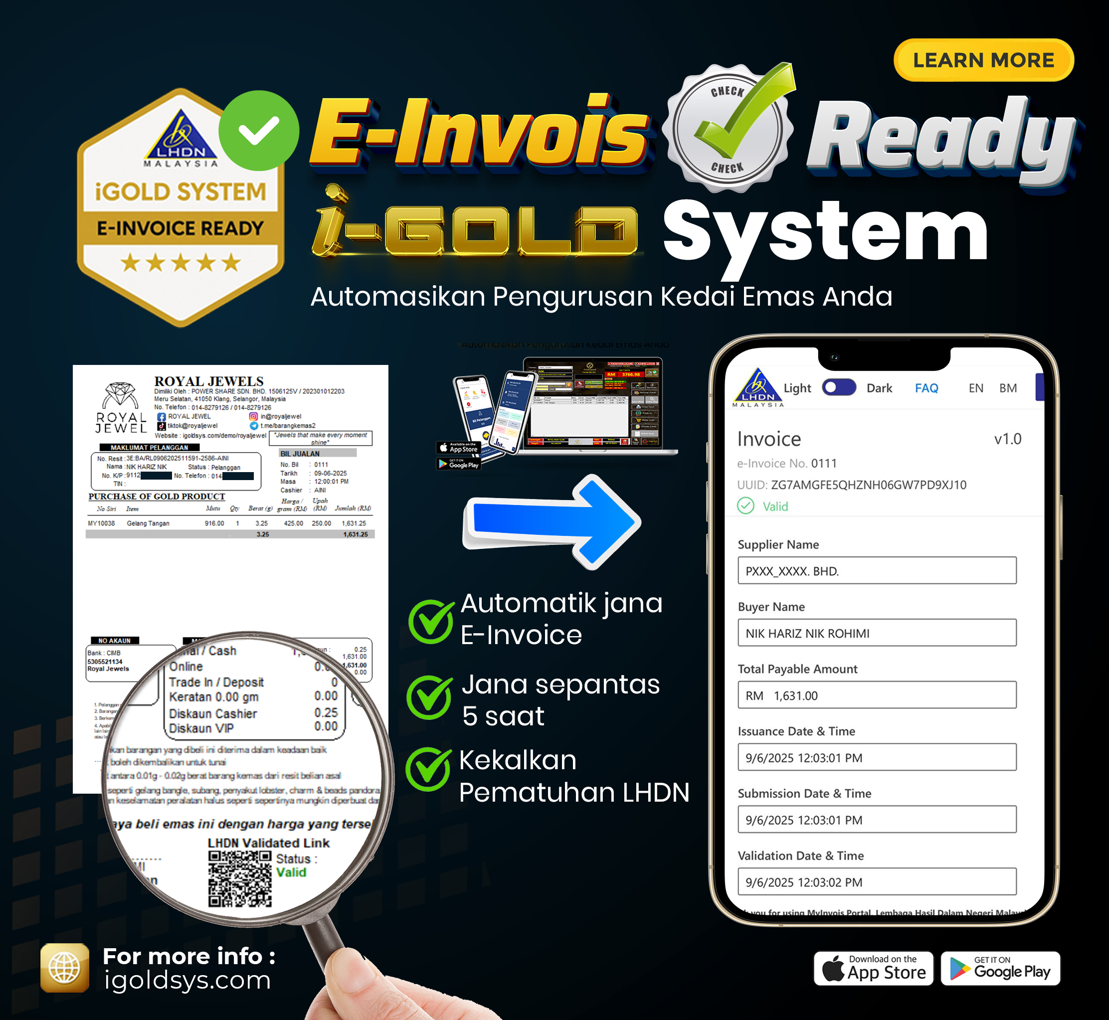 Demo i-Gold System